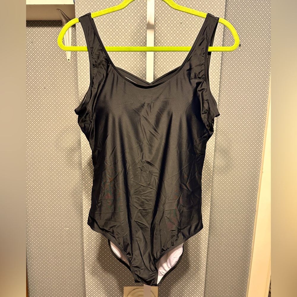 Black One-Piece Swimsuit